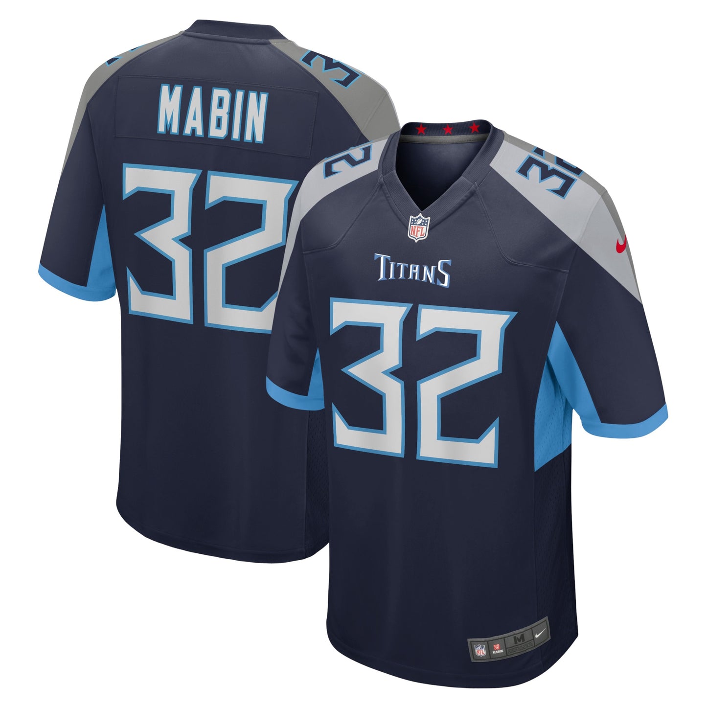 Greg Mabin Tennessee Titans Nike Home Game Player Jersey - Navy