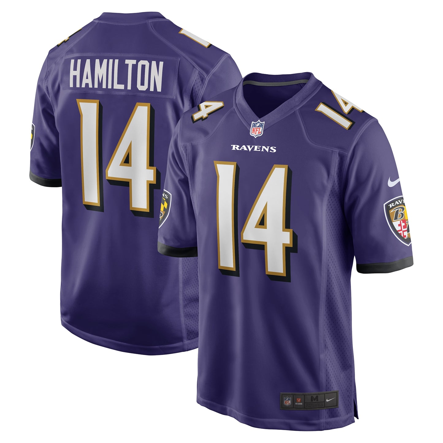 Kyle Hamilton Baltimore Ravens Nike Player Game Jersey - Purple