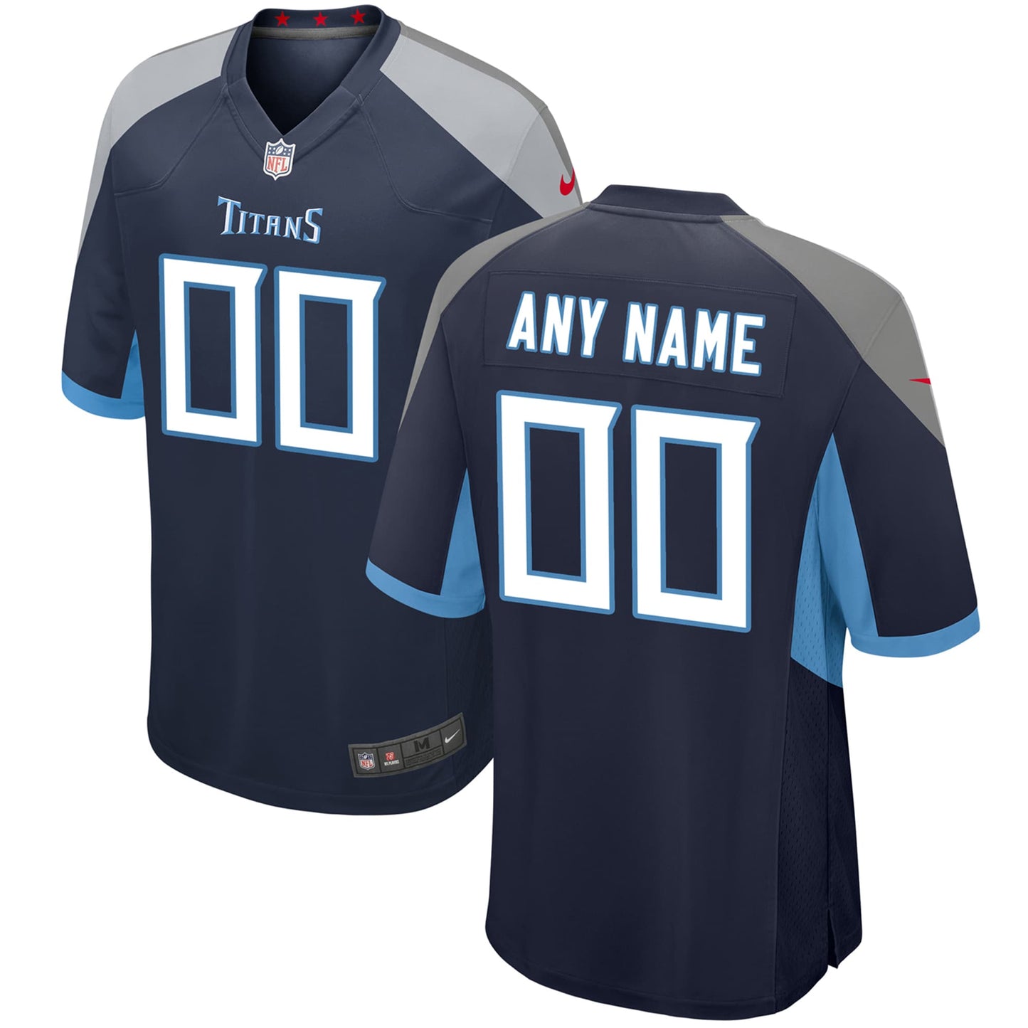 Tennessee Titans Nike Youth Custom Game Jersey - Navy