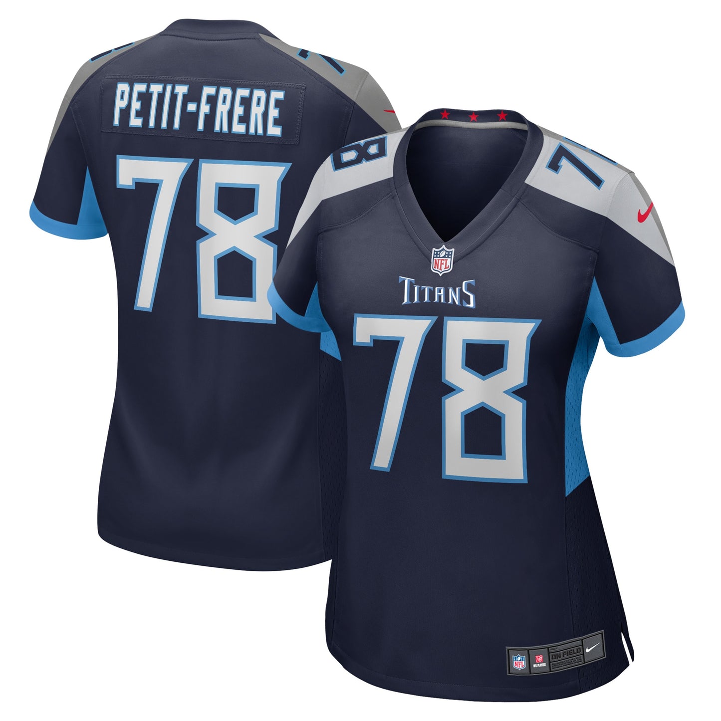 Nicholas Petit-Frere Tennessee Titans Nike Women's Game Player Jersey - Navy