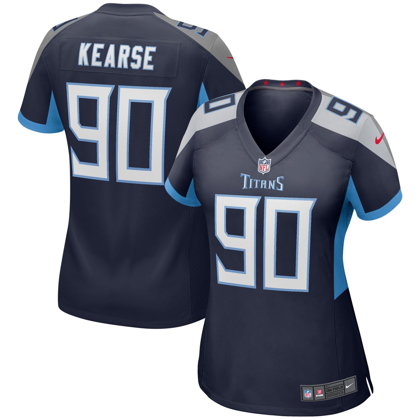 Jevon Kearse Tennessee Titans Nike Women's Game Retired Player Jersey - Navy
