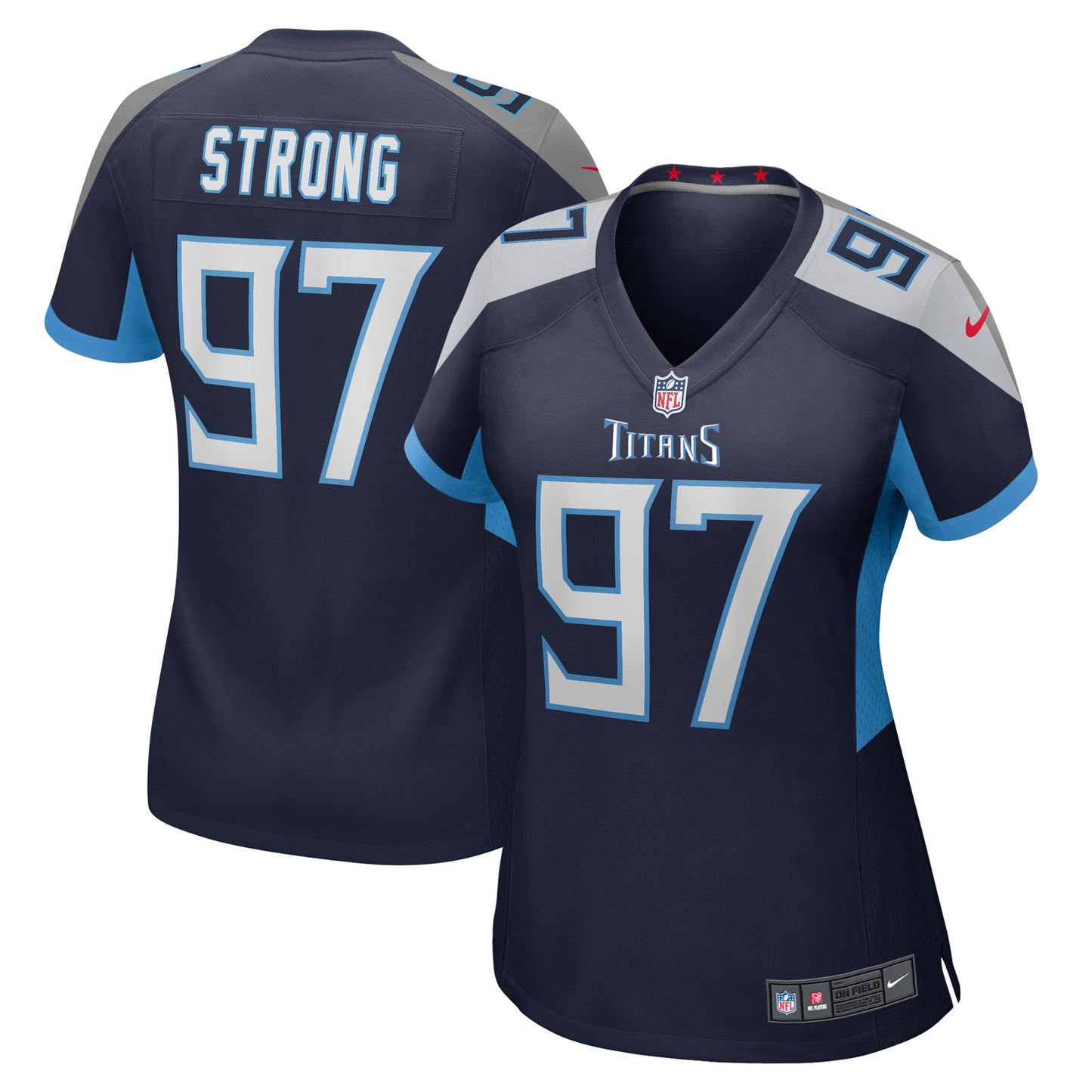 Kevin Strong Tennessee Titans Nike Women's Game Player Jersey - Navy