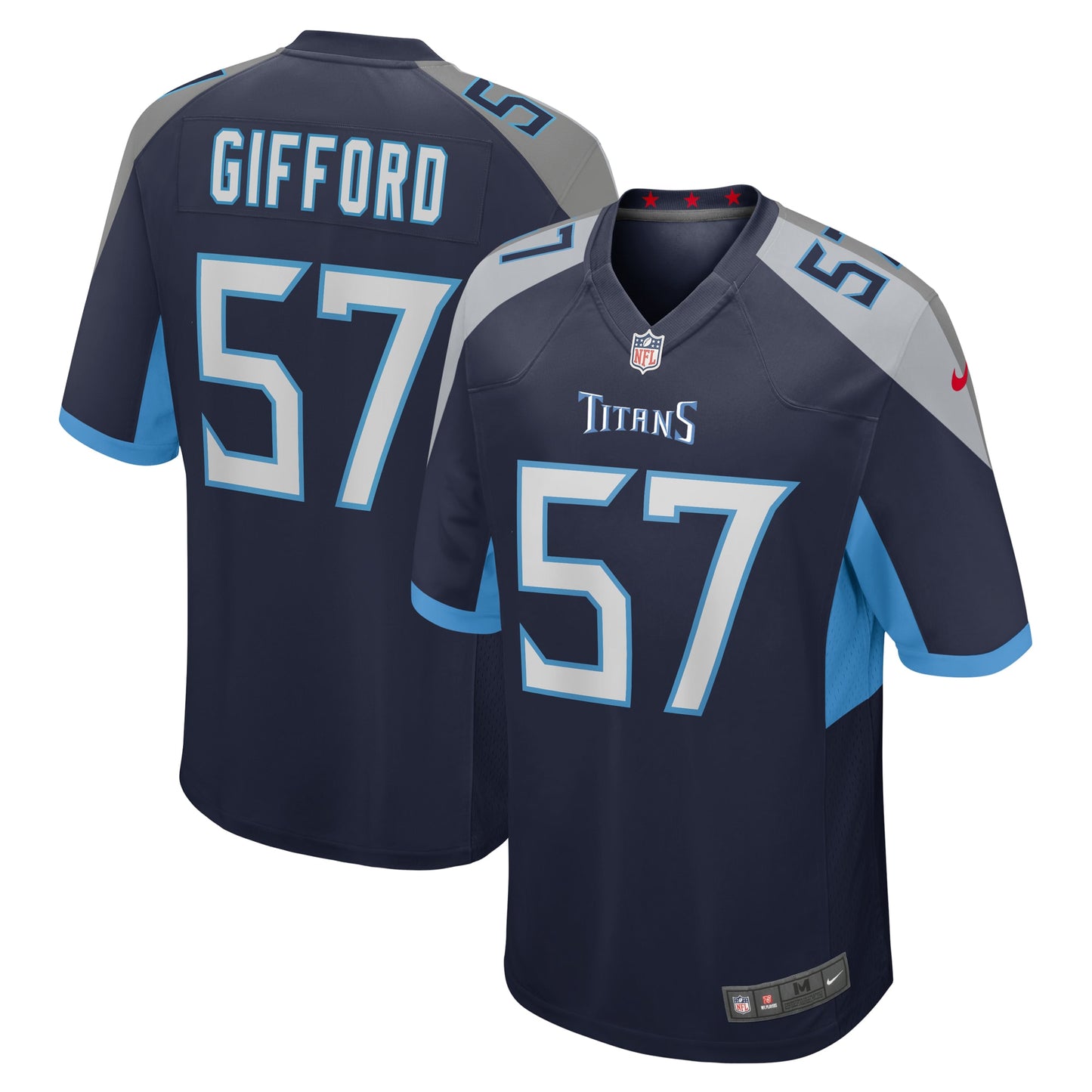 Luke Gifford Tennessee Titans Nike Game Player Jersey - Navy