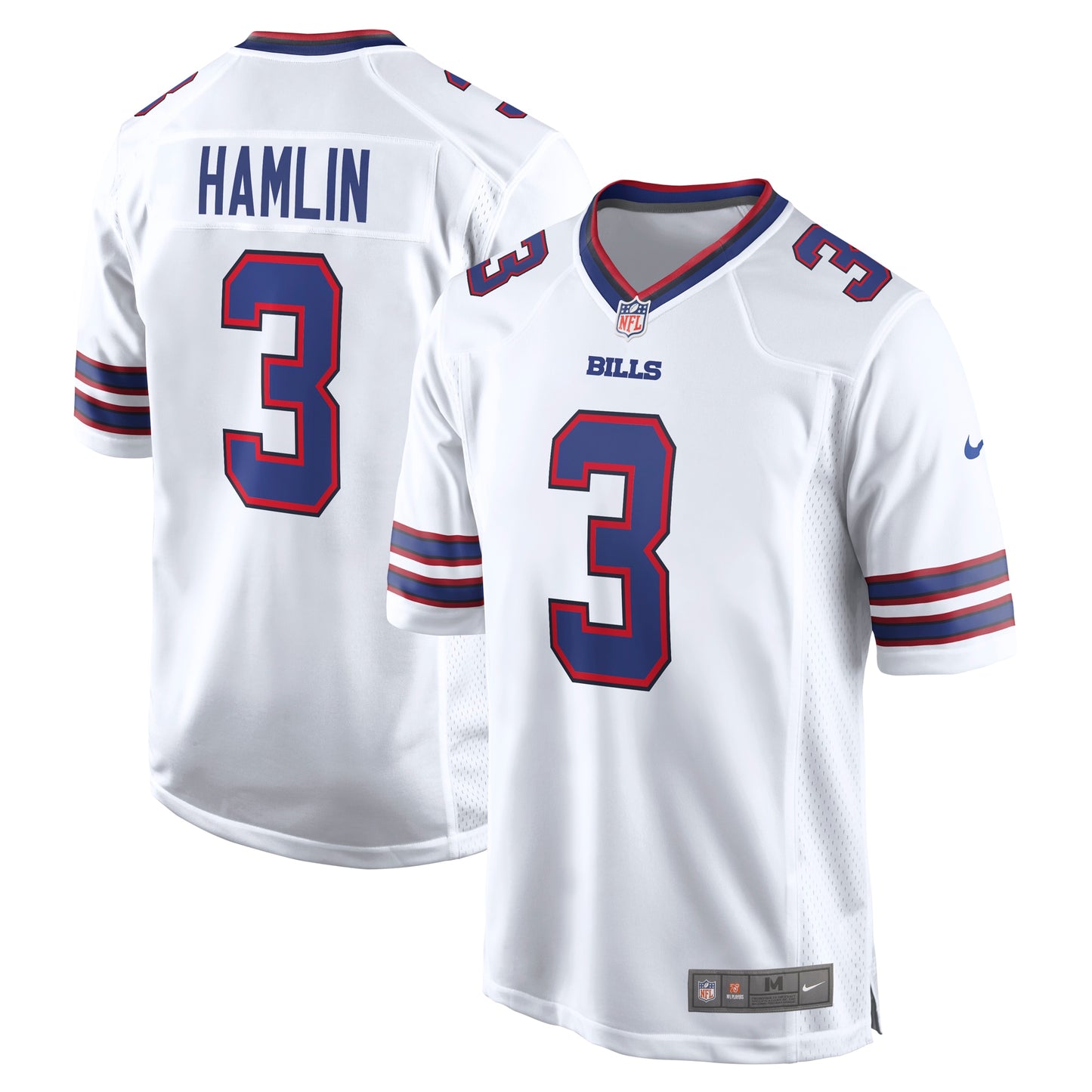 Damar Hamlin Buffalo Bills Nike Game Jersey - White