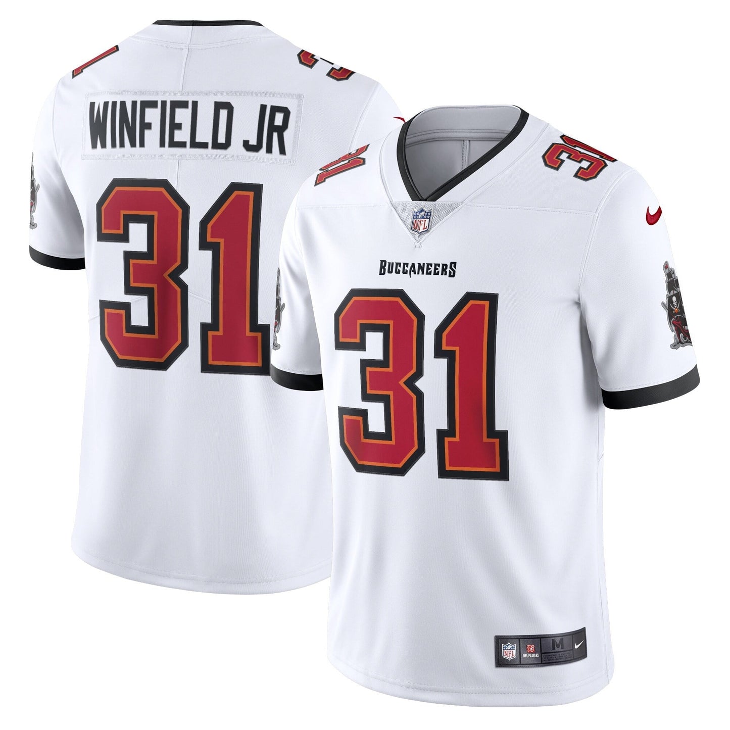 Men's Nike Antoine Winfield White Tampa Bay Buccaneers Vapor Limited Player Jersey