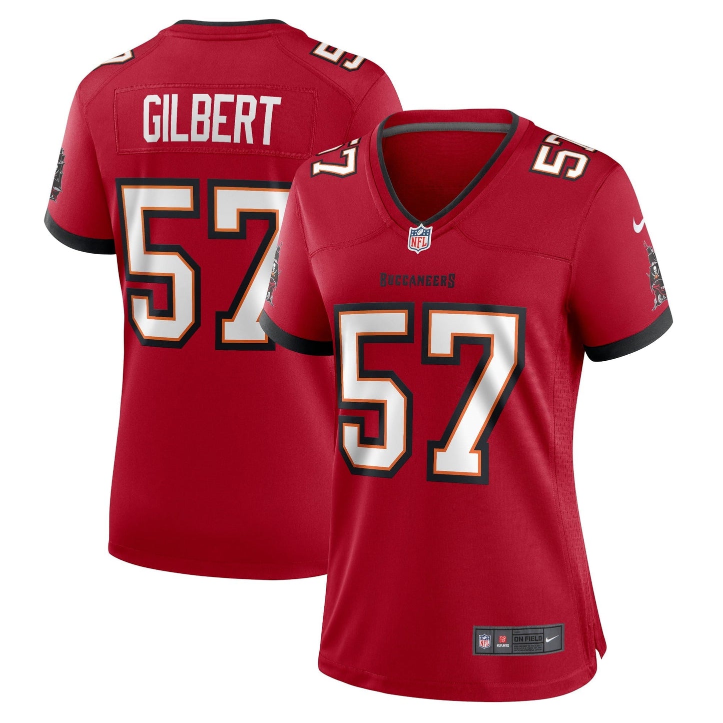 Women's Nike Ulysees Gilbert III Red Tampa Bay Buccaneers Home Game Player Jersey