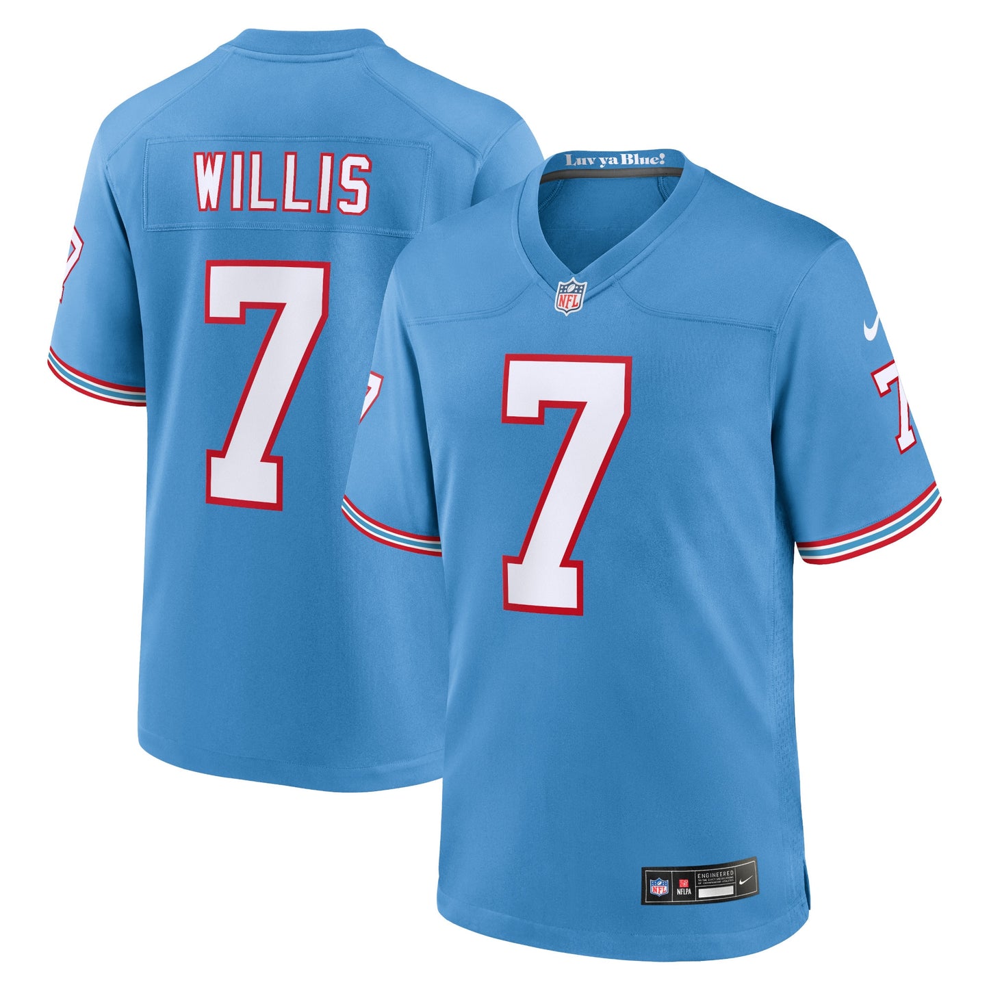 Malik Willis Tennessee Titans Nike Youth Game Jersey - Light Blue