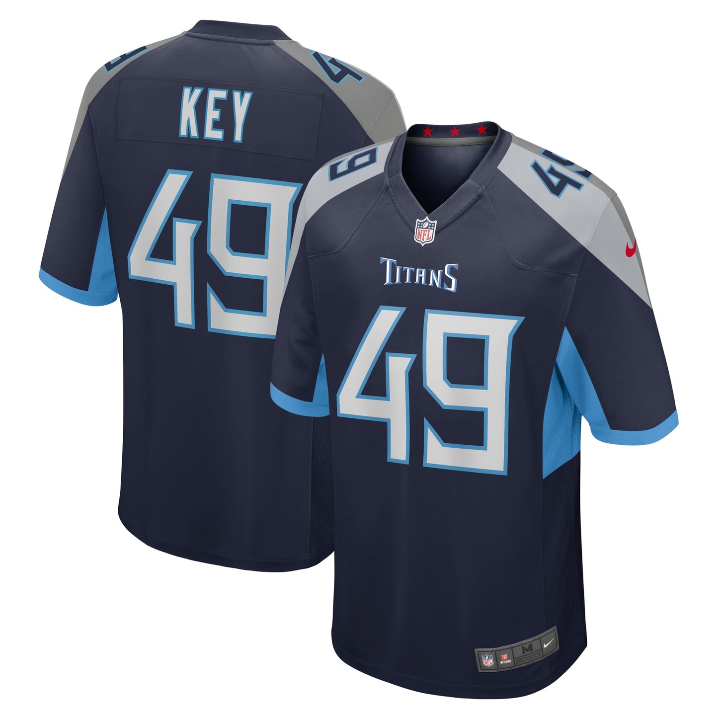 Arden Key Tennessee Titans Nike Game Player Jersey - Navy