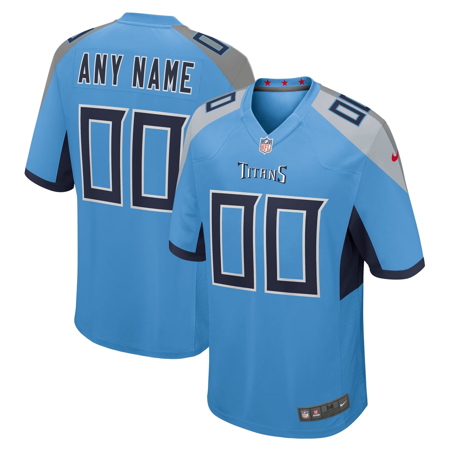 Tennessee Titans Nike Alternate Custom Game Jersey - Light Blue