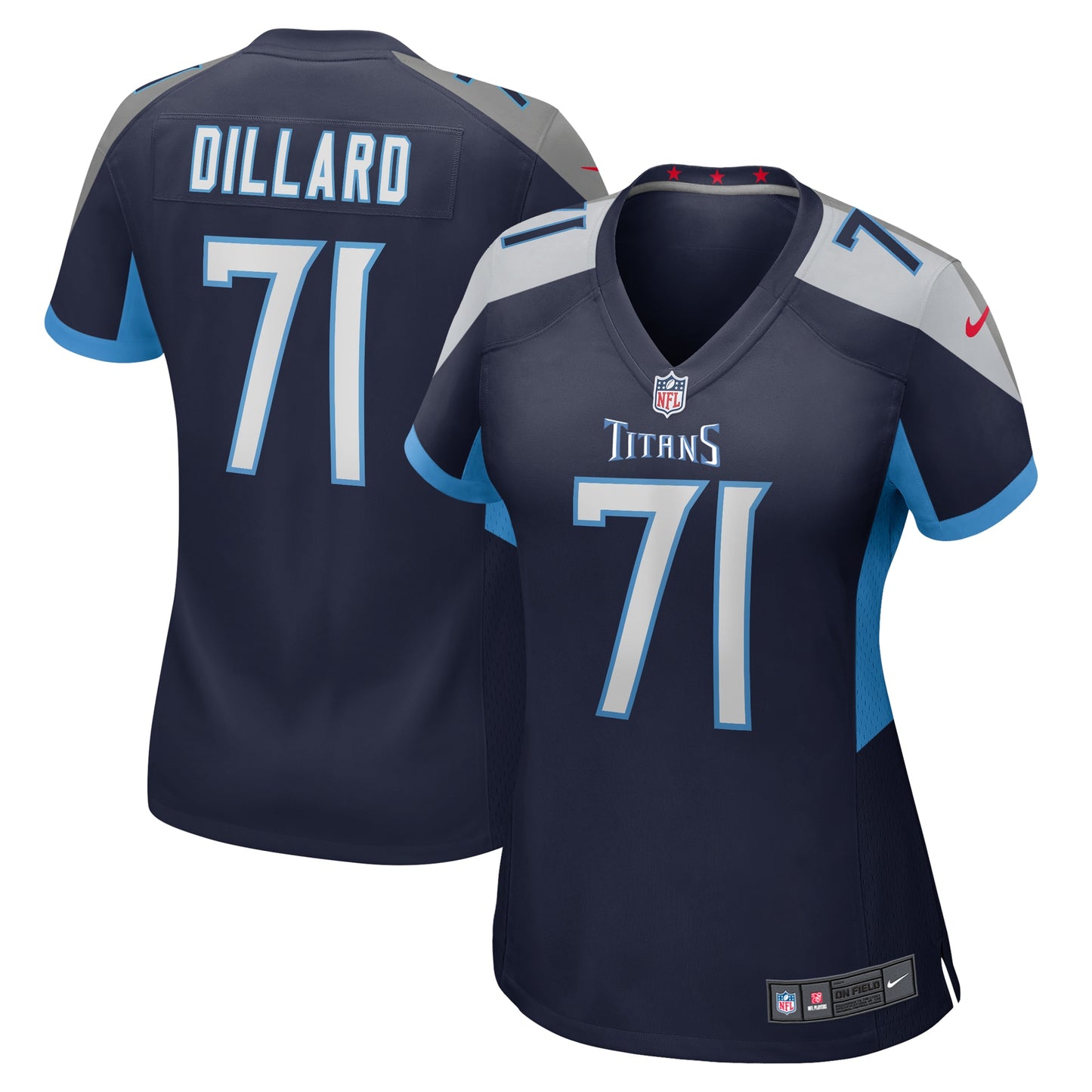 Andre Dillard Tennessee Titans Nike Women's Game Player Jersey - Navy